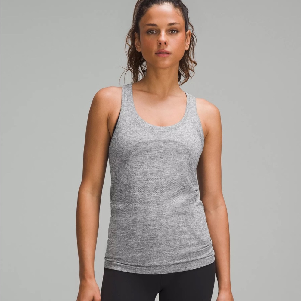 Grey swiftly tech tank top lululemon